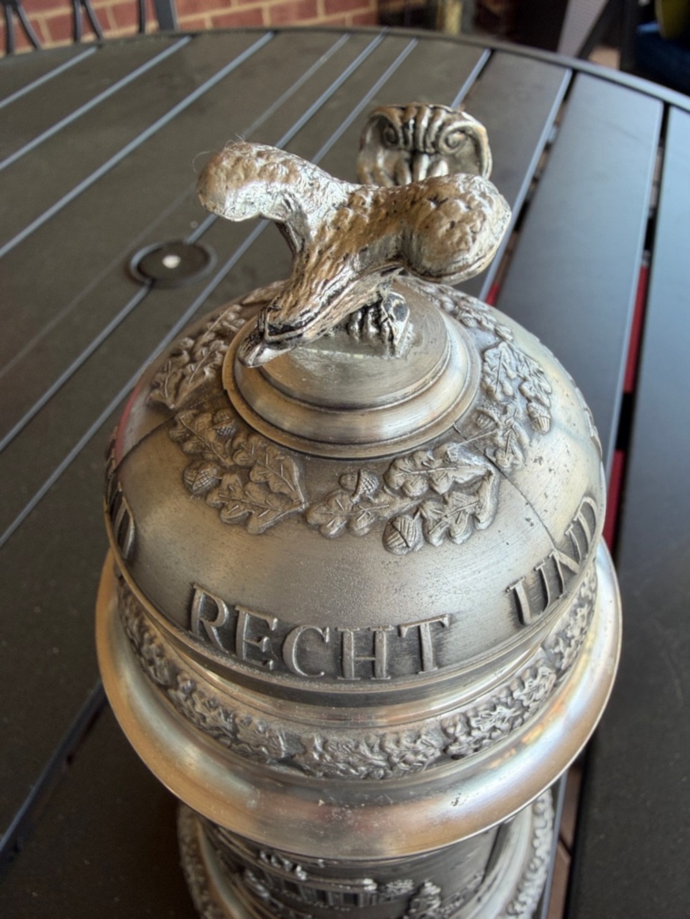 Vintage Pewter German Beer Stein - Deutschland German Landmarks - Picture 5 of 8